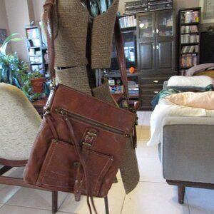 LB leather Hobo styled purse